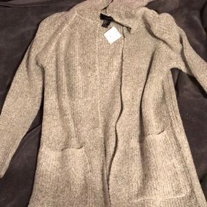 Forever 21 Long gray sweater
